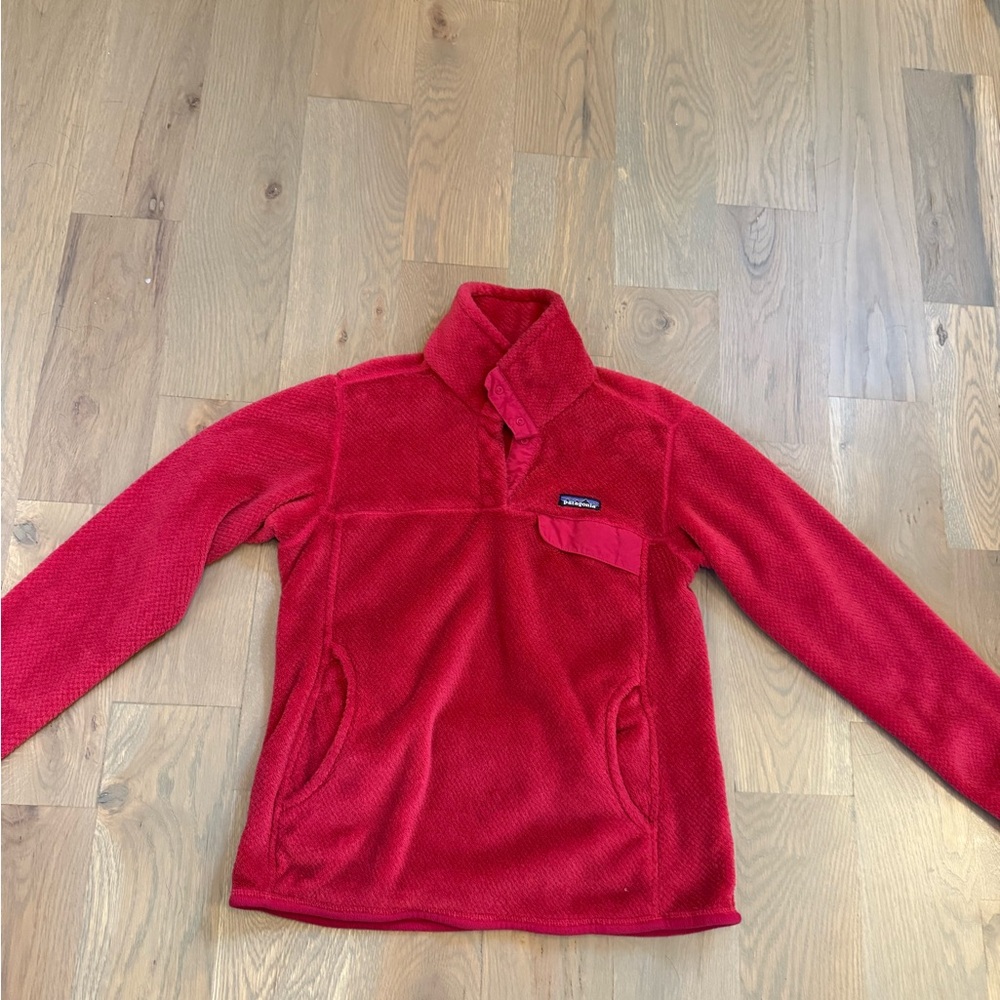 Women’s Patagonia Scarlet ultra soft fleece quarter zip size medium